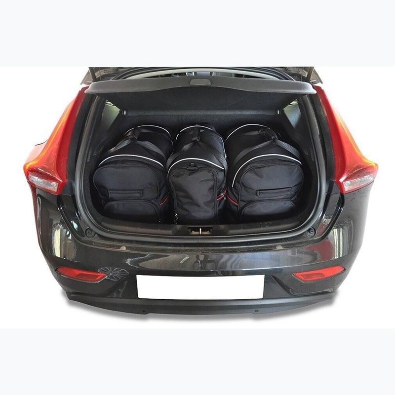 Sada tašek do zavazadlového prostoru KJUST Volvo V40 Cross Country 2012-2019 3 ks black 10
