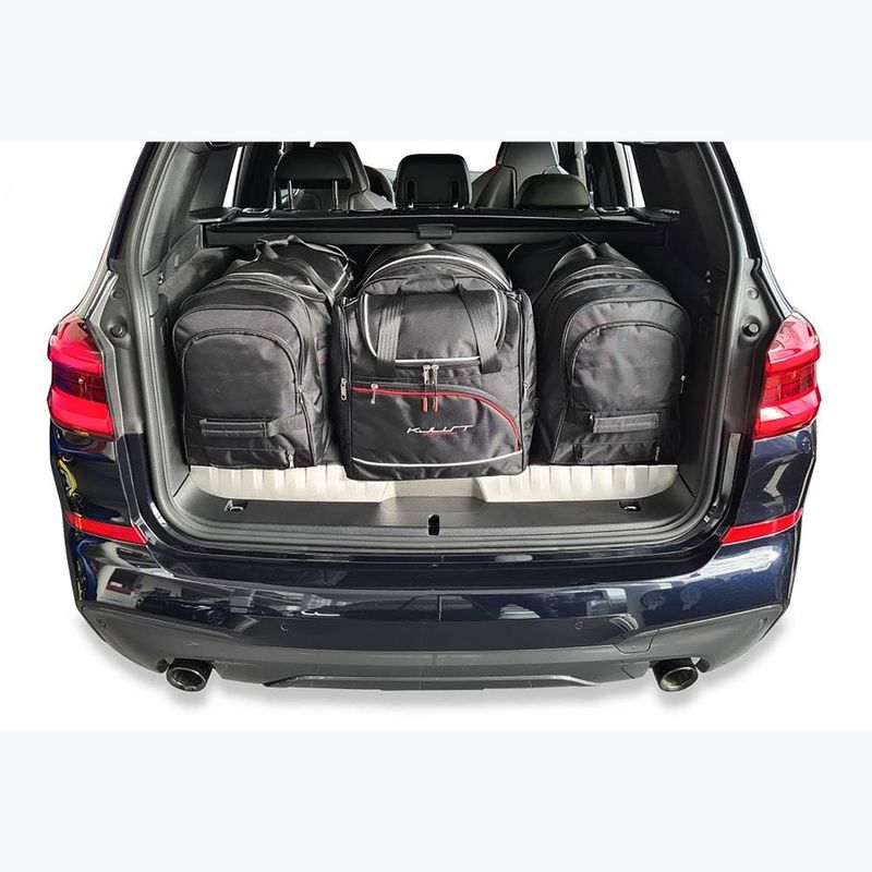 Sada tašek do zavazadlového prostoru KJUST BMW X3 Phev 2019+ 4 ks black 14