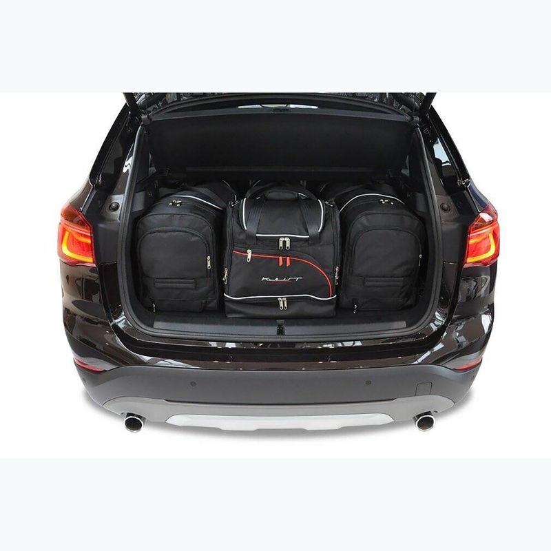 Sada tašek do zavazadlového prostoru KJUST BMW X1 Phev 2015+ 4 ks black 13