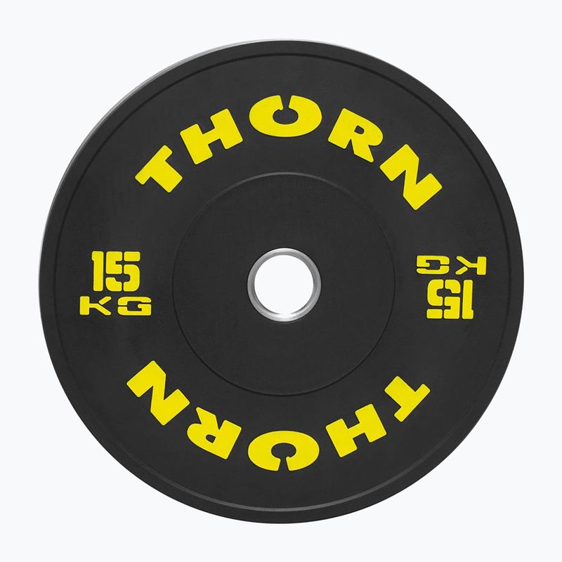 Zátěž THORN FIT Training Plate 15 kg black/yellow