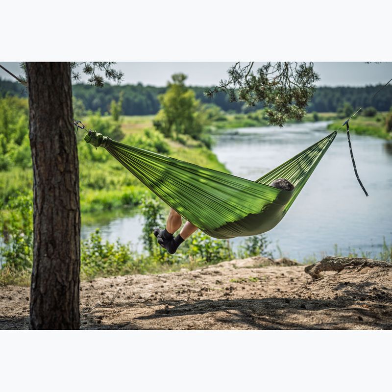 Turistický hamak Lesovik Bright treetop green 5
