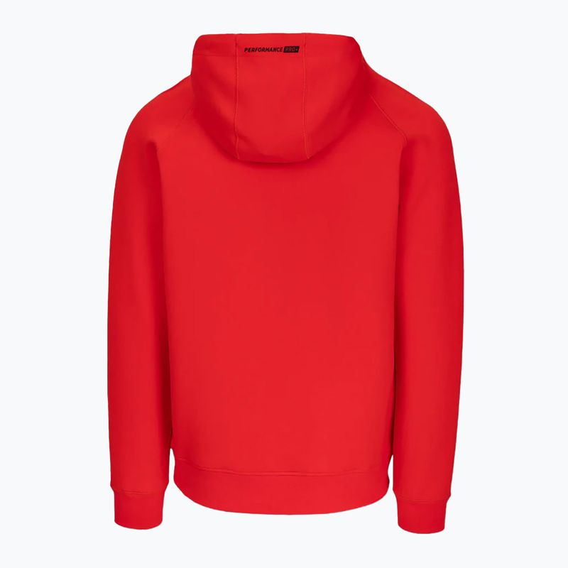 Pánská mikina Pitbull Dogwood Hooded Sweatshirt fluo/red 2