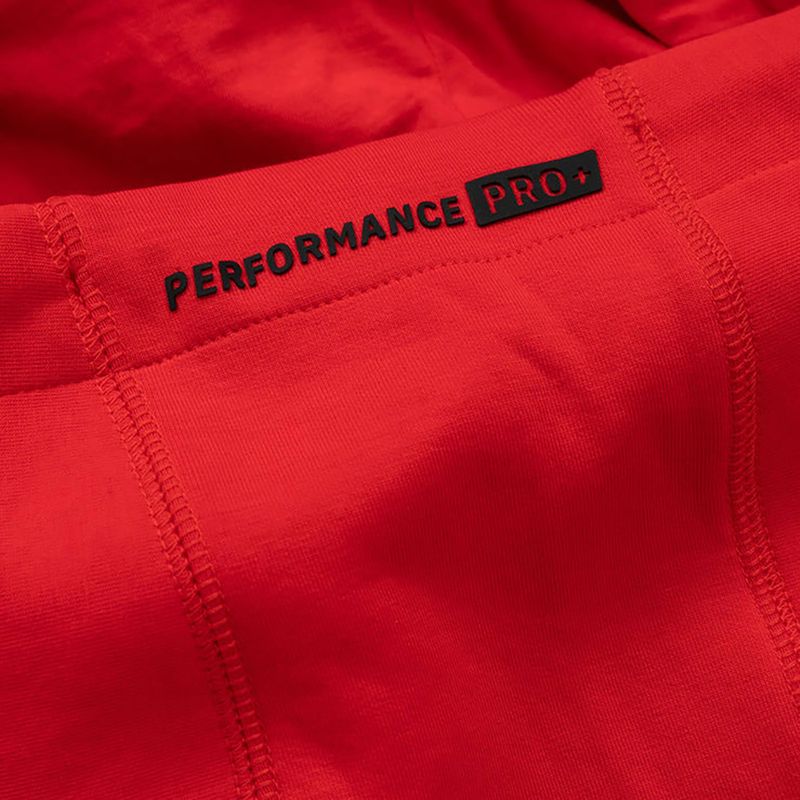 Pánská mikina Pitbull Dogwood Hooded Sweatshirt fluo/red 5