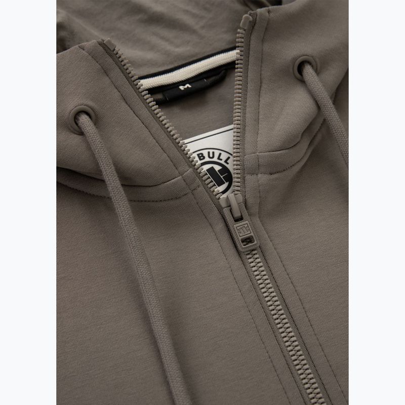 Pánská mikina Pitbull Sampson Hooded Zip Sweatshirt taupe 9