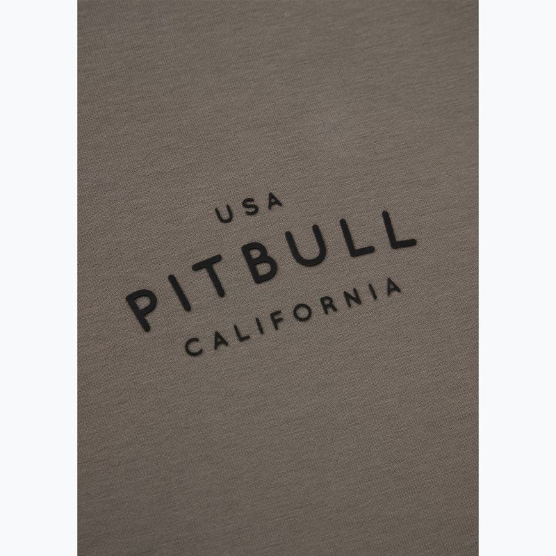 Pánská mikina Pitbull Sampson Hooded Zip Sweatshirt taupe 10