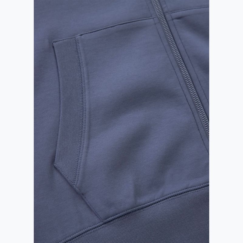 Pánská mikina Pitbull Sampson Hooded Zip Sweatshirt navy jeans 11