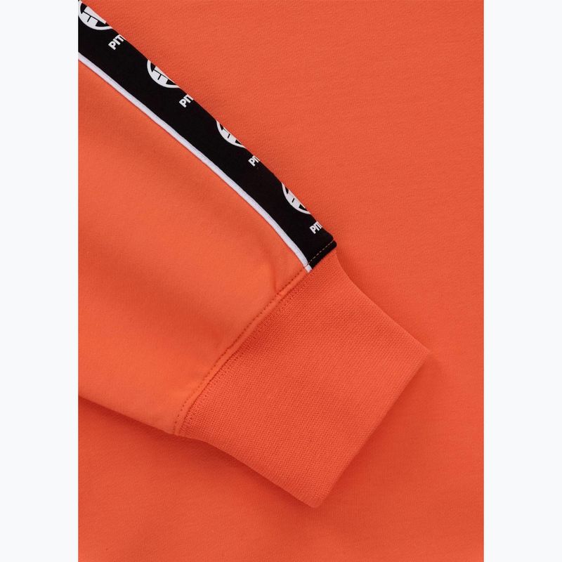 Pánská mikina Pitbull Tape Nugget Crewneck Sweatshirt bright salmon 10