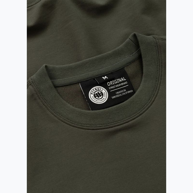 Pánská mikina Pitbull Para Bellum Crewneck Sweatshirt old green 6