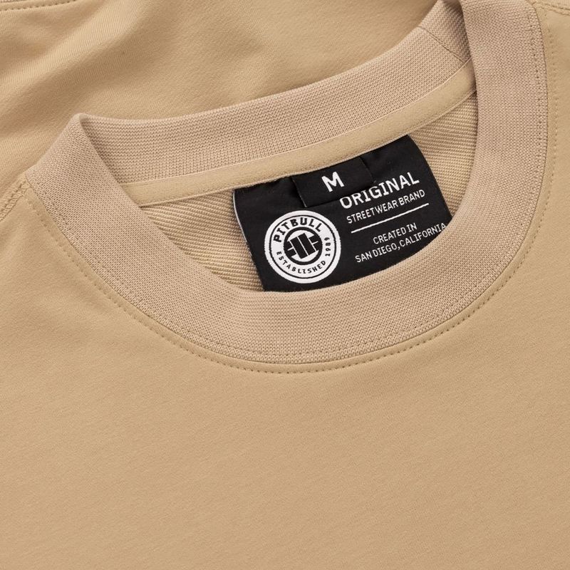 Pánská mikina  Pitbull Graffitti Crewneck Sweatshirt pale sand 5