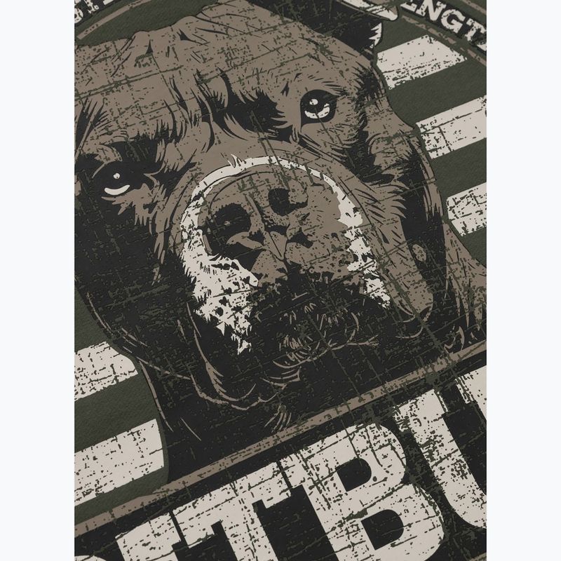Pánská mikina  Pitbull Troublemaker Crewneck Sweatshirt old green 6