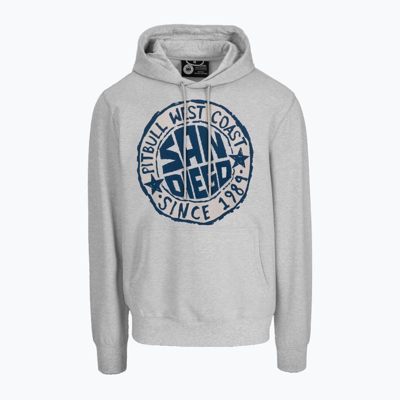 Mikina Pitbull San Diego Sun Hooded Sweatshirt grey/melange