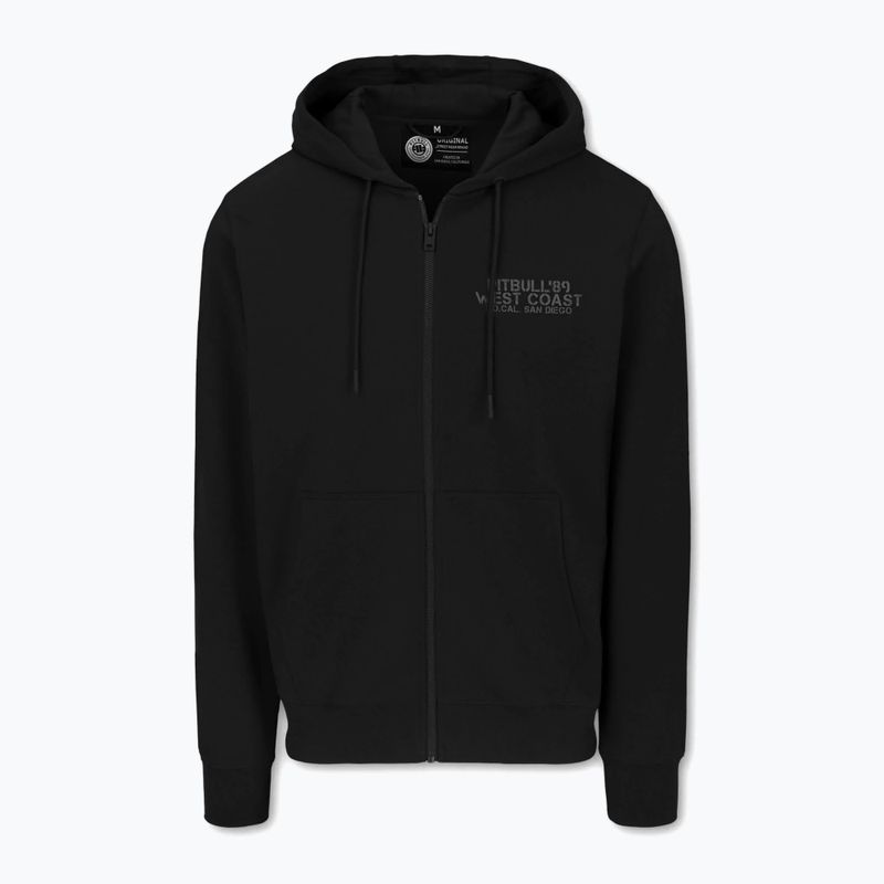 Pánská mikina Pitbull Driving Hooded Zip Sweatshirt black 7