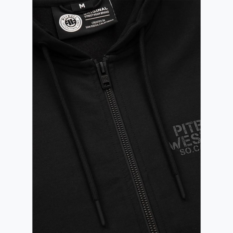 Pánská mikina Pitbull Driving Hooded Zip Sweatshirt black 9
