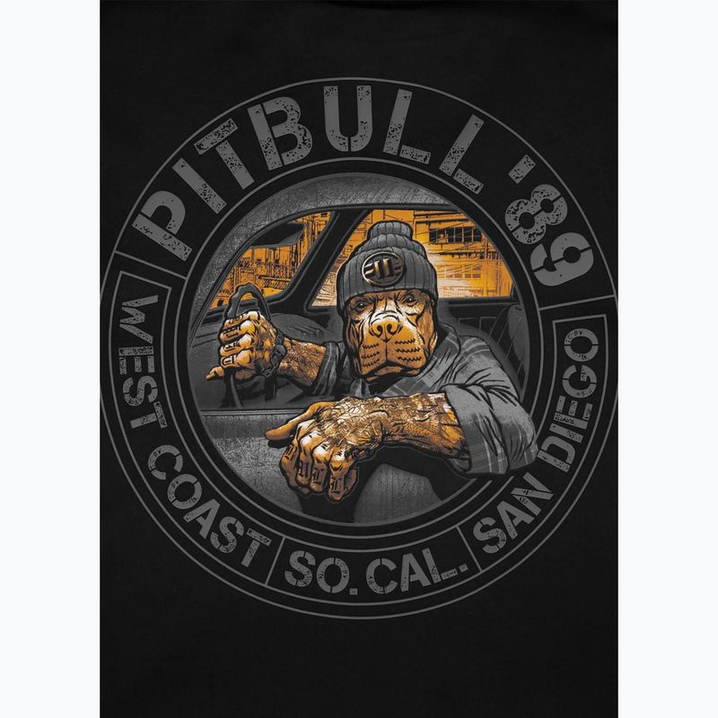 Pánská mikina Pitbull Driving Hooded Zip Sweatshirt black 11