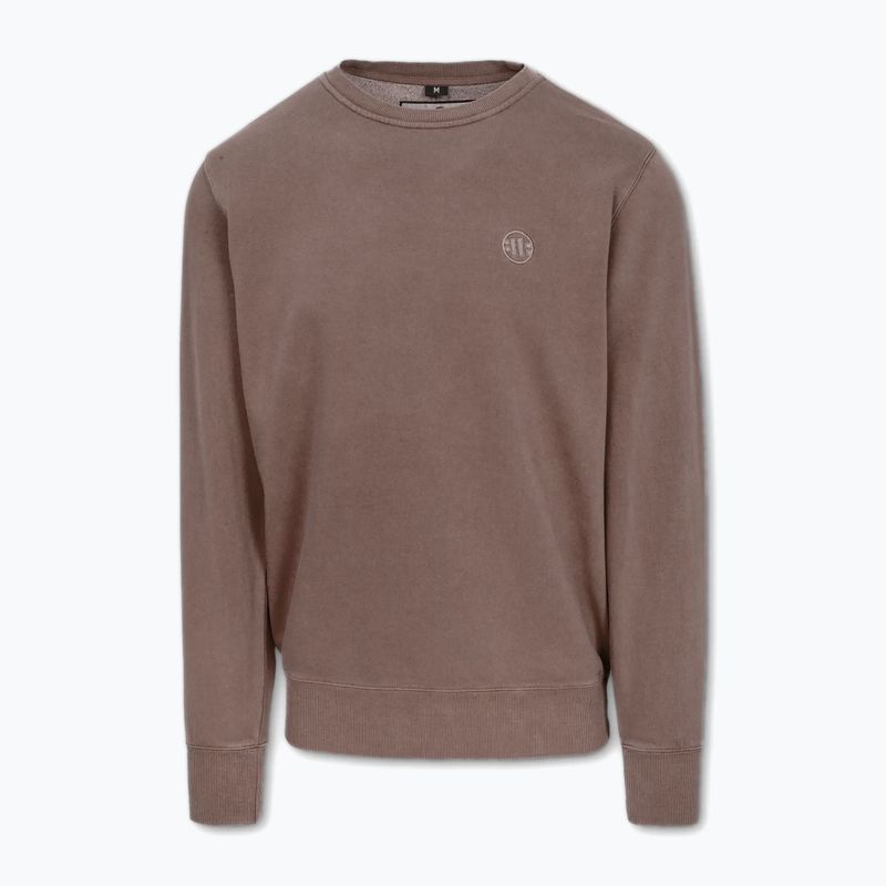 Pánská mikina Pitbull Lancaster 2 Crewneck Sweatshirt washed burgundy 5
