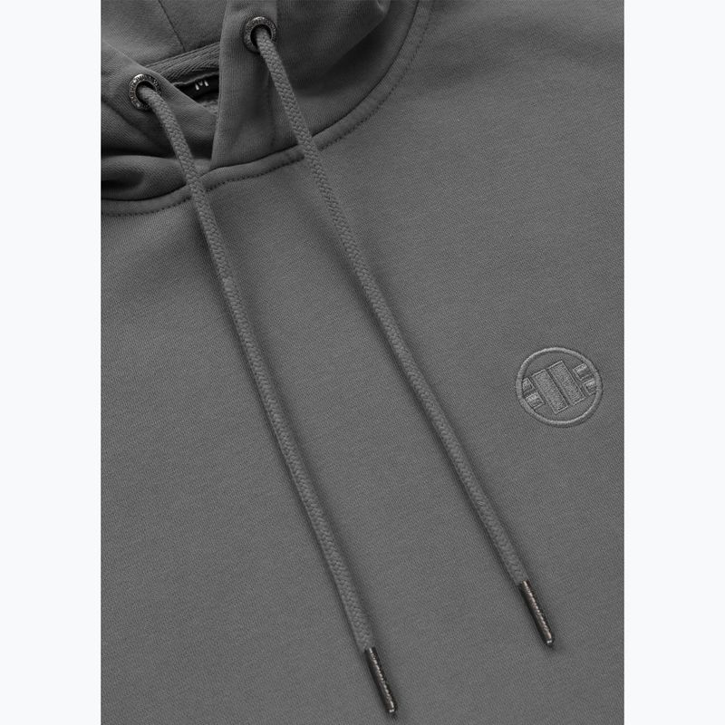 Pánská mikina Pitbull Lancaster 2 Hooded Sweatshirt washed grey 7