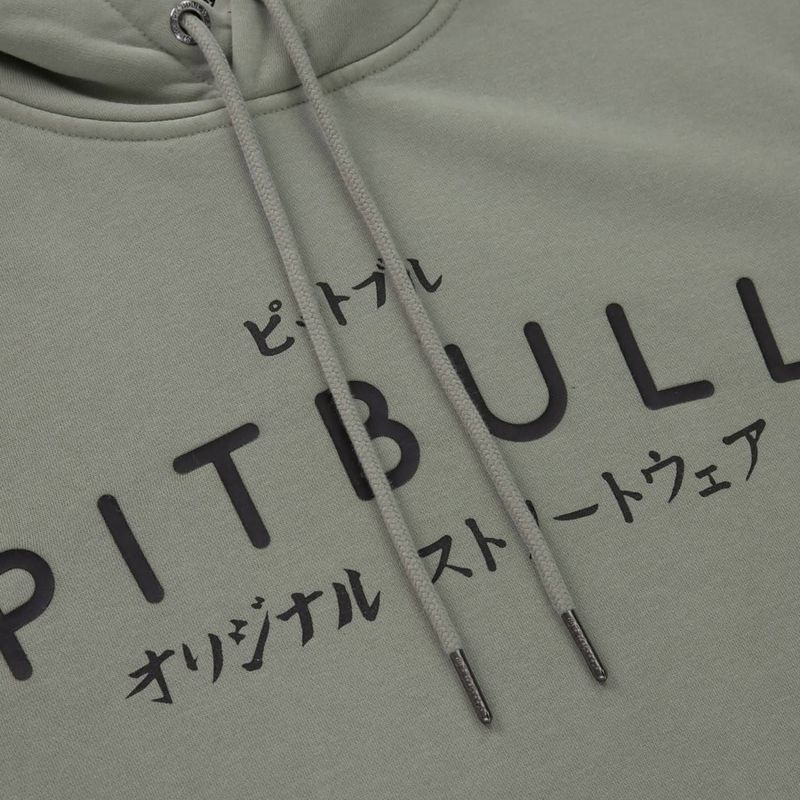 Pánská mikina Pitbull Mt Fuji Hooded Sweatshirt grey harbour 3