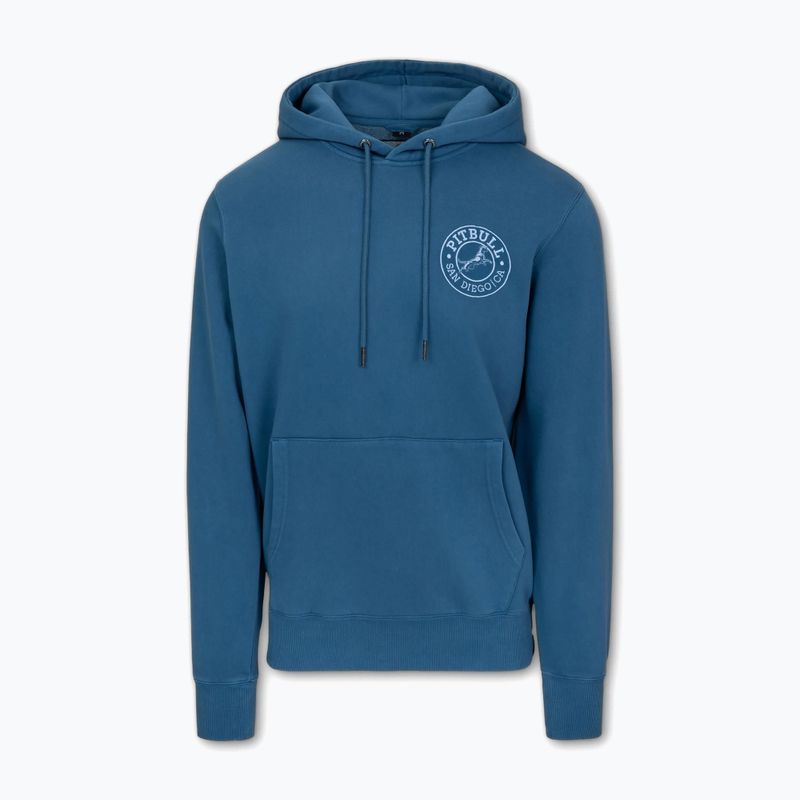 Mikina Pitbull Vintage Boxing Hooded Sweatshirt shade blue 7
