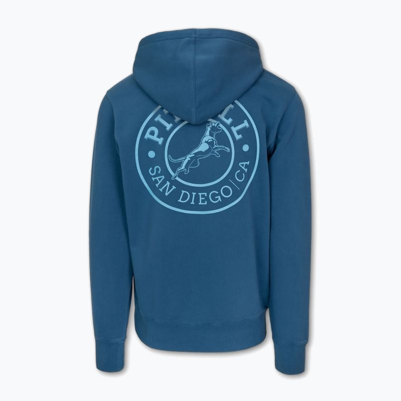 Mikina Pitbull Vintage Boxing Hooded Sweatshirt shade blue 8
