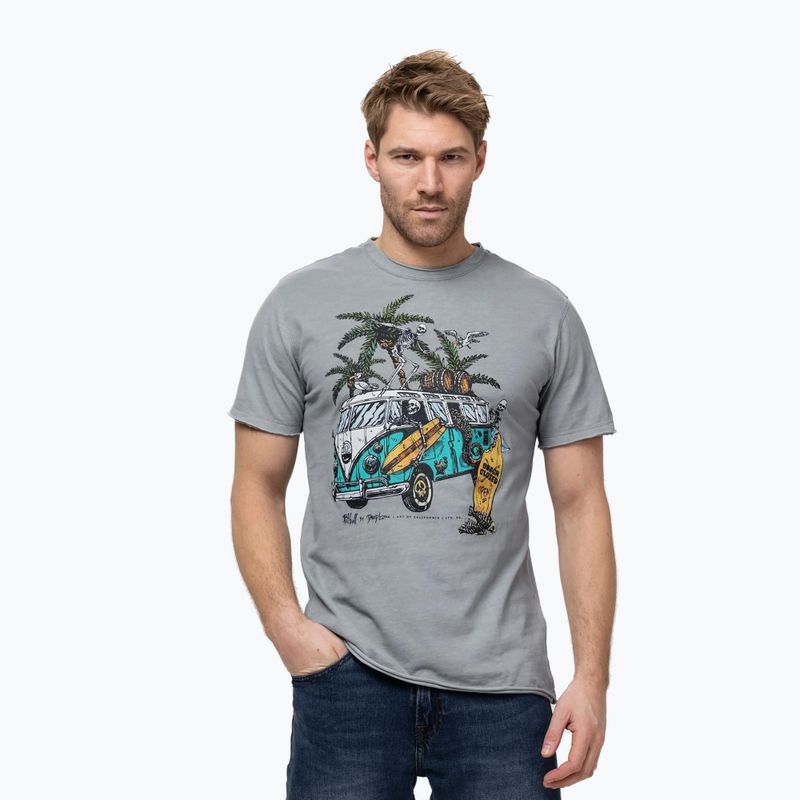 Pánské tričko Pitbull Open Beach grey