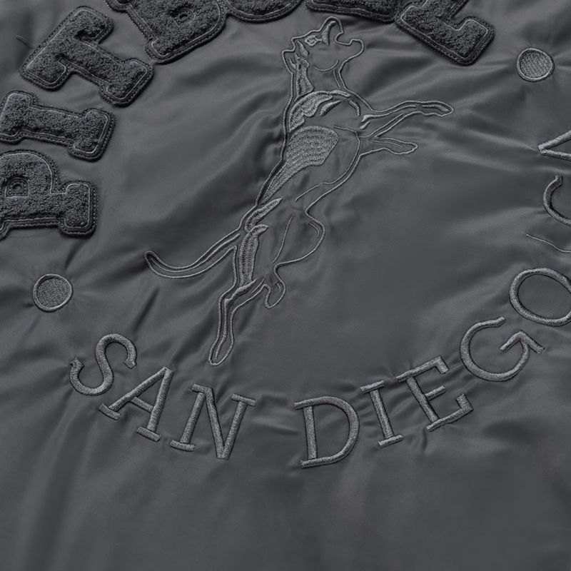 Pánská bunda Pitbull Hacket Washed Bomber graphite 9