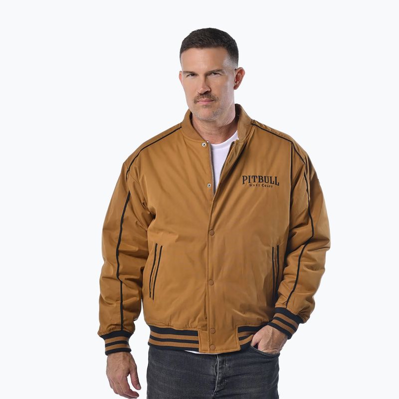 Pánská bunda Pitbull Radford Baseball honey yellow