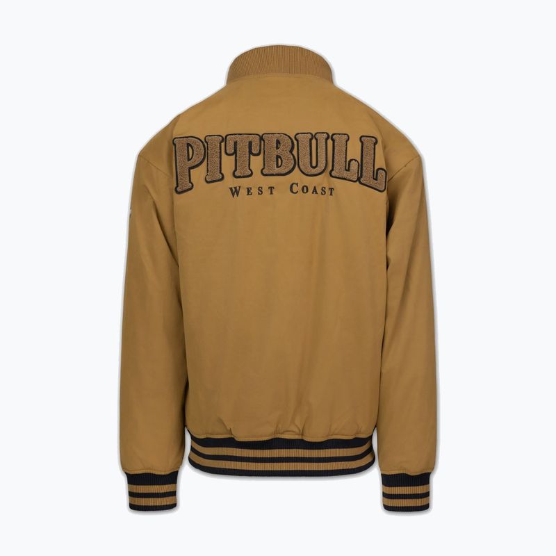 Pánská bunda Pitbull Radford Baseball honey yellow 6