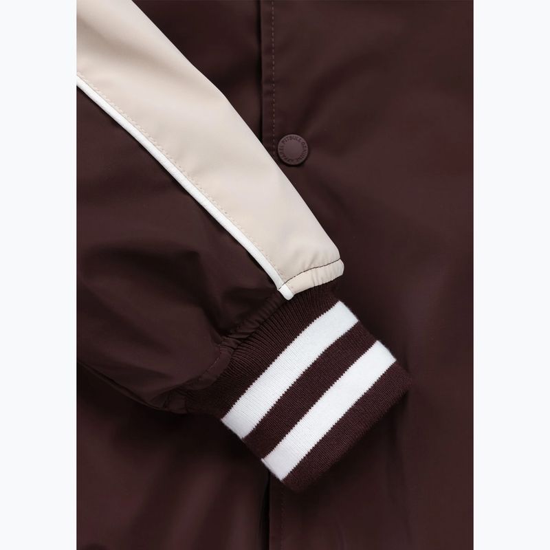 Pánská bunda Pitbull Manolito Baseball burgundy 12