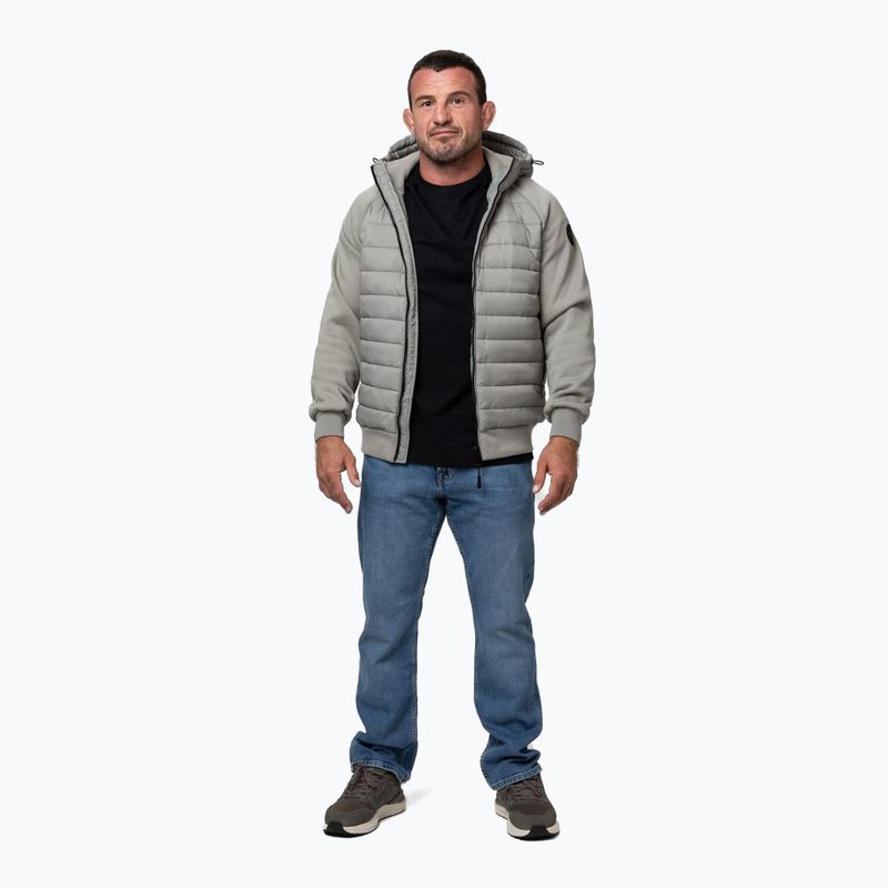 Pánská bunda Pitbull Palomar Padded Hooded Hybrid Dusty Salvia 2