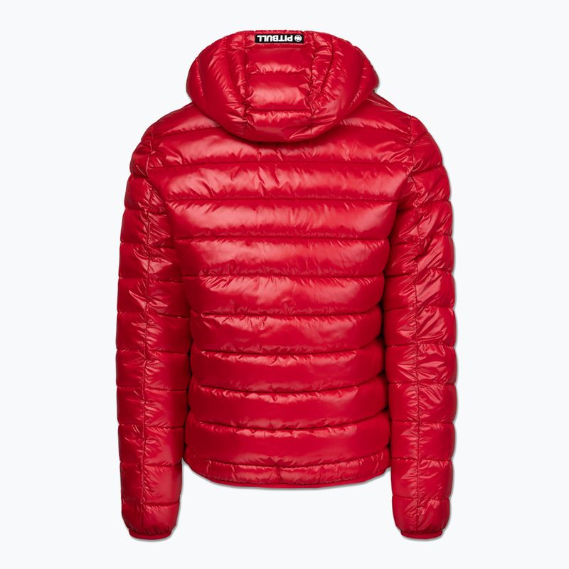 Pánská zimní bunda Pitbull Shatto Quilted Hooded red/black 2