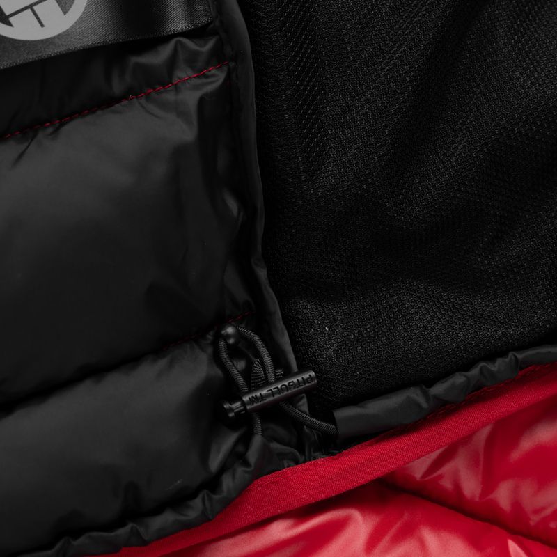Pánská zimní bunda Pitbull Shatto Quilted Hooded red/black 9