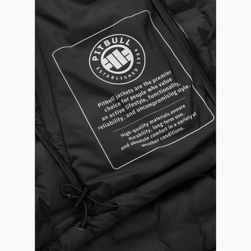 Pánská zimní bunda Pitbull Camino Quilted Hooded black 12