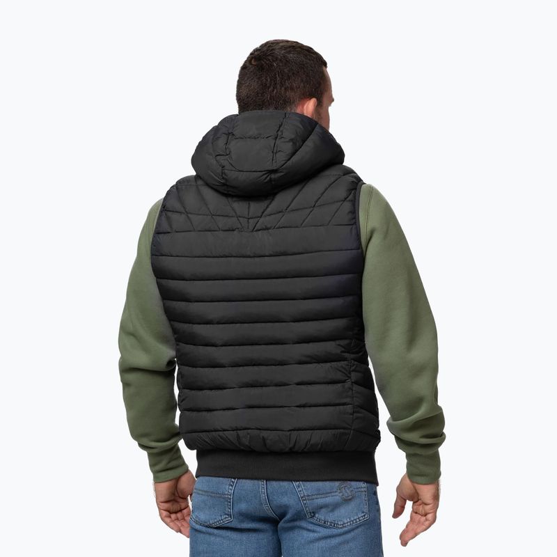 Pánská vesta Pitbull Naylor Padded Hooded black 3