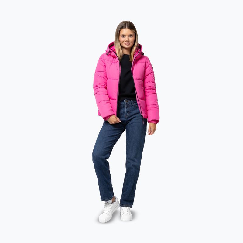 Dámská zimní bunda Pitbull Vista Quilted Hooded pink 2