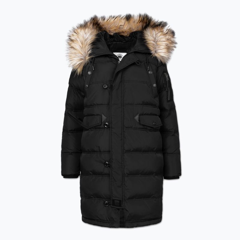 Dámská zimní bunda Pitbull Queenston Padded Hooded black 5