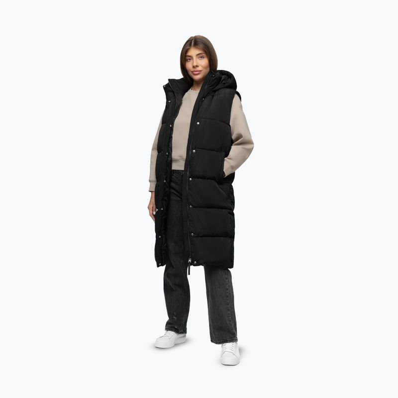 Dámská vesta Pitbull Ashley Padded Hooded Long black 2