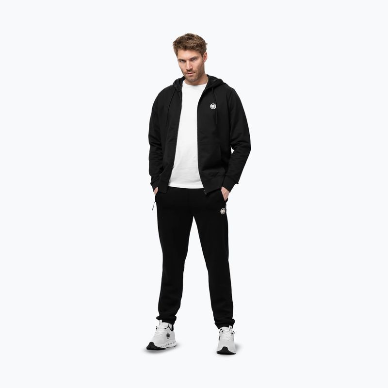 Pánská mikina Pitbull Nugget Small Logo Hooded Zip black 2