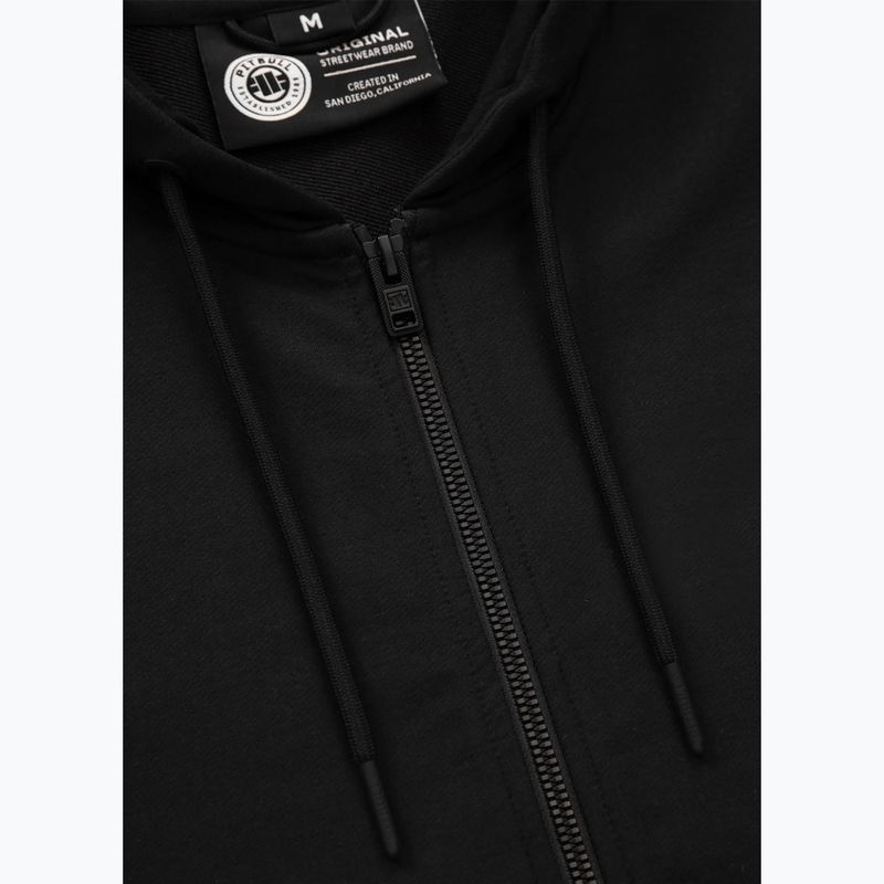Pánská mikina Pitbull Nugget Small Logo Hooded Zip black 7