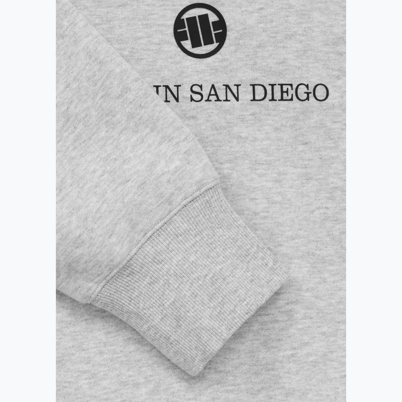 Pánská mikina Pitbull So Cal Crewneck grey/melange 8