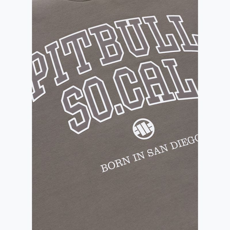 Pánská mikina Pitbull So Cal Crewneck taupe 7