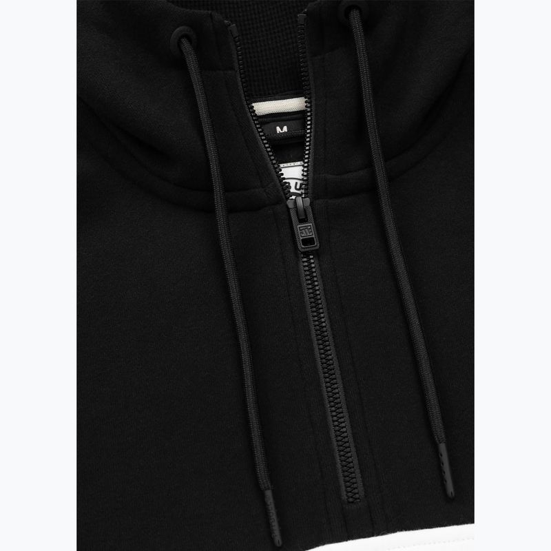 Pánská mikina Pitbull Gibson Hooded black/grey melange 6