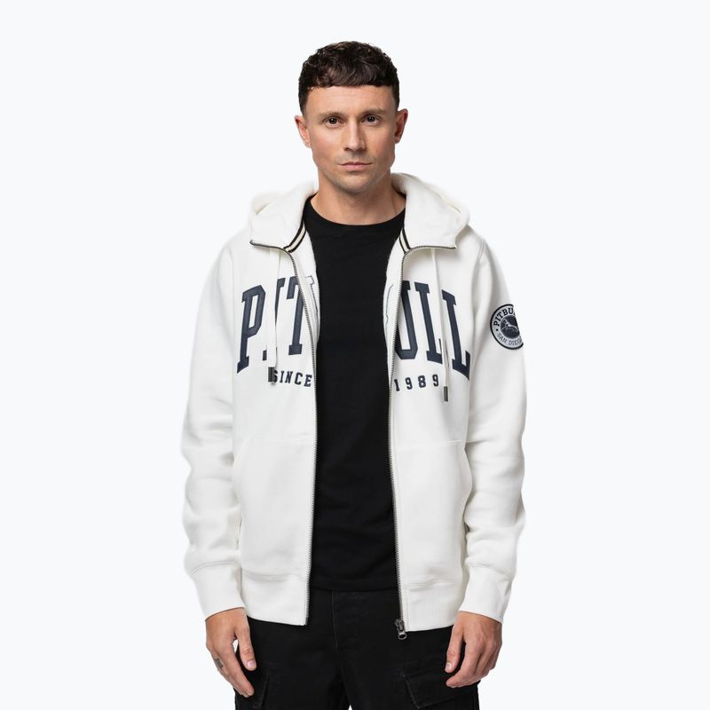 Pánská mikina Pitbull Norton Hooded Zip off-white 5