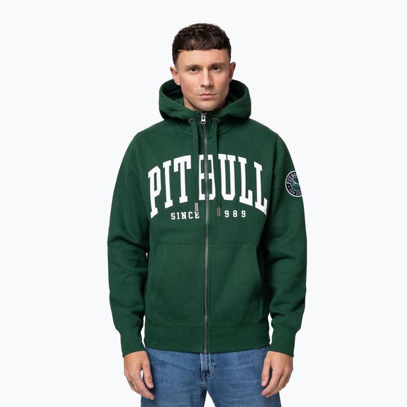 Pánská mikina Pitbull Norton Hooded Zip hunter green
