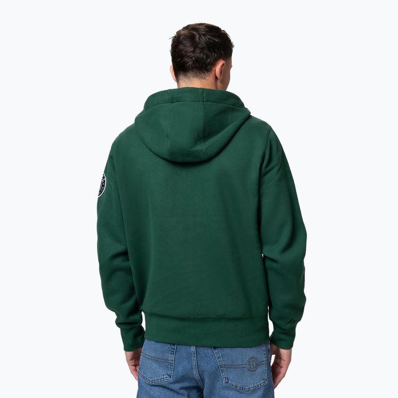 Pánská mikina Pitbull Norton Hooded Zip hunter green 3