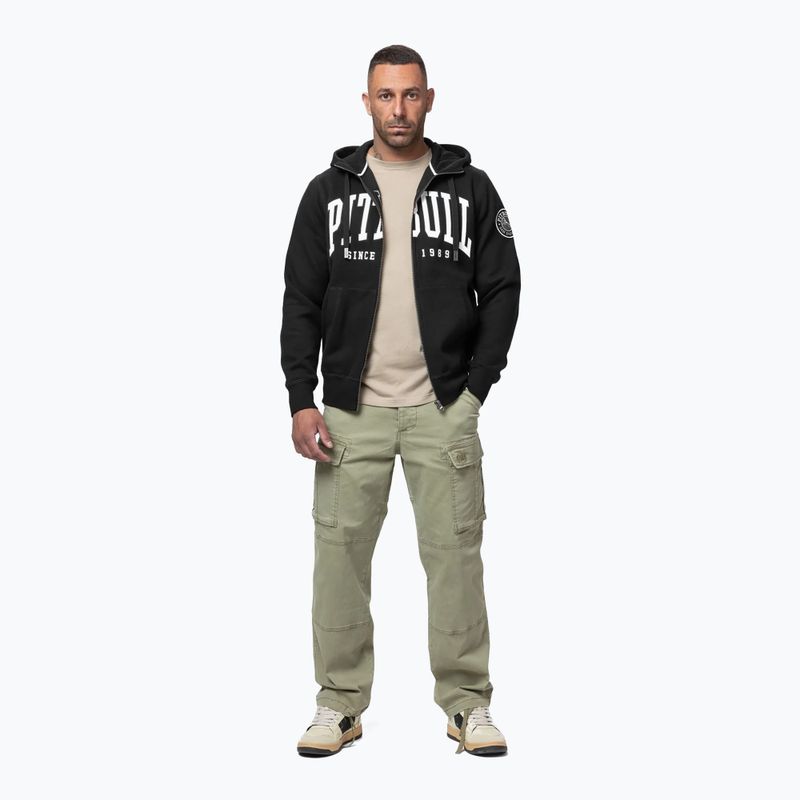 Pánská mikina Pitbull Norton Hooded Zip black 2
