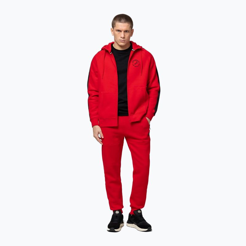 Pánská mikina Pitbull San Diego Ca Hooded Zip red 2