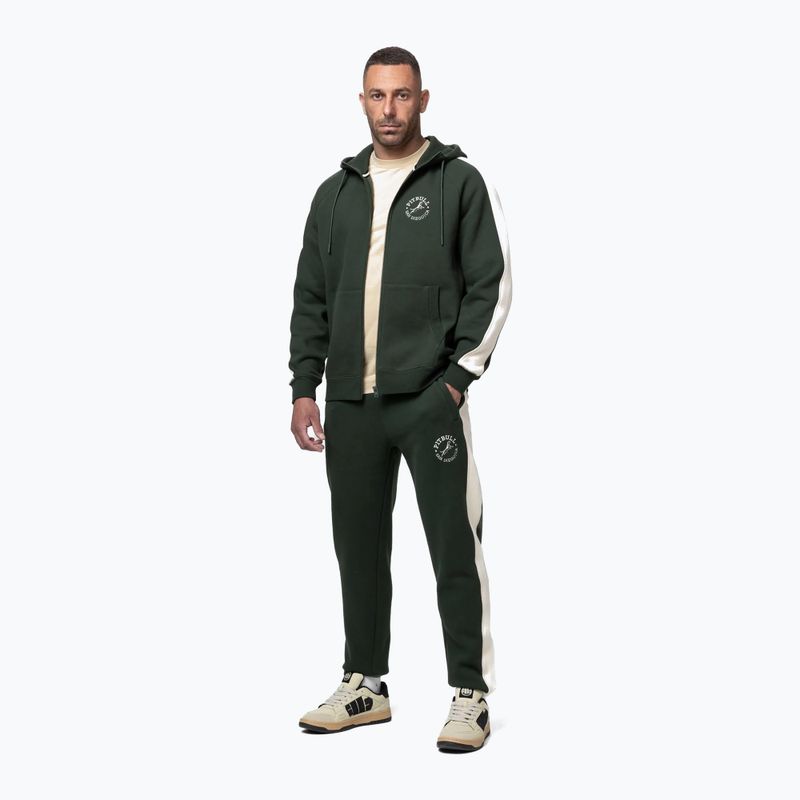 Pánská mikina Pitbull San Diego Ca Hooded Zip dark green 2