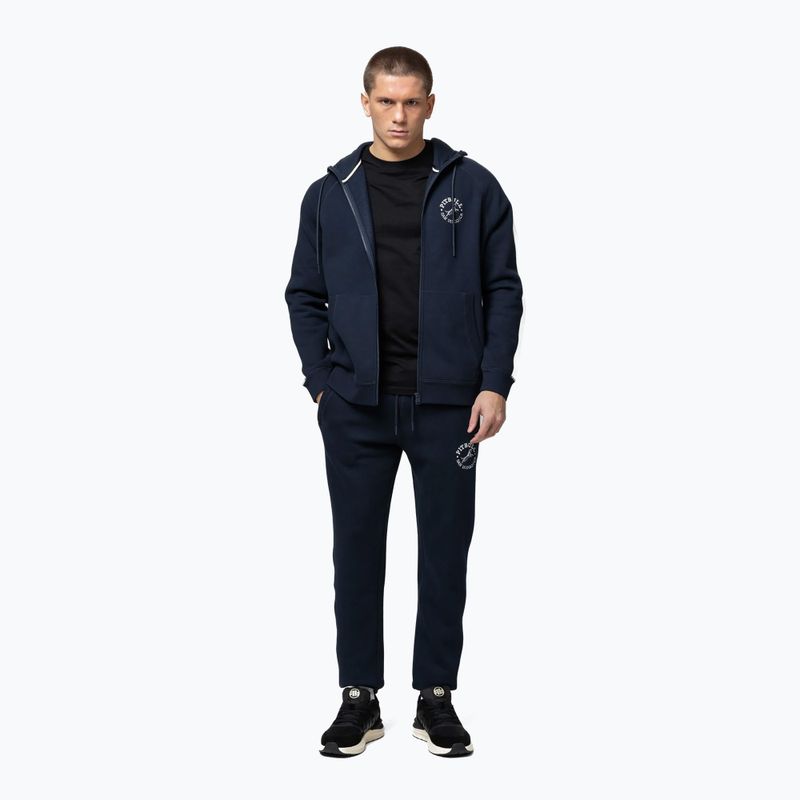 Pánská mikina Pitbull San Diego Ca Hooded Zip dark navy/red 2