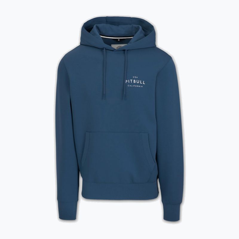 Pánská mikina Pitbull Sampson Hooded Sweatshirt petrol blue 5