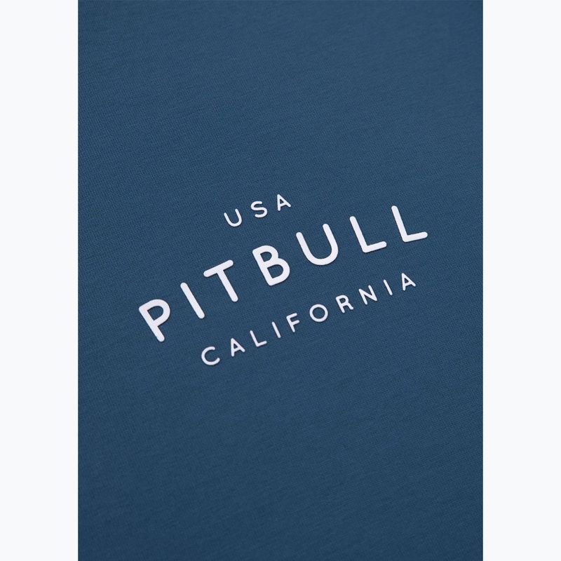 Pánská mikina Pitbull Sampson Hooded Sweatshirt petrol blue 8